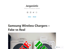 Tablet Screenshot of jargonistic.com